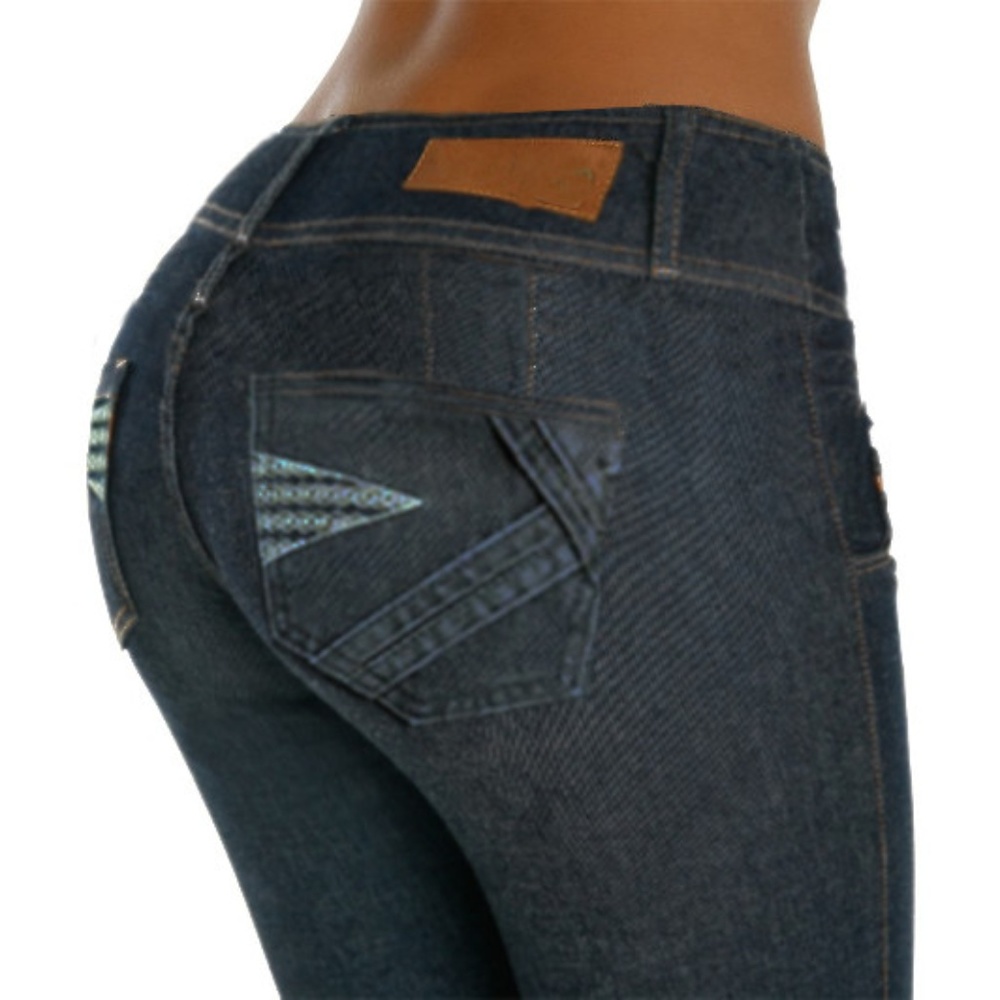 Cute stretch minimalist skinny jeans butt lift NWT